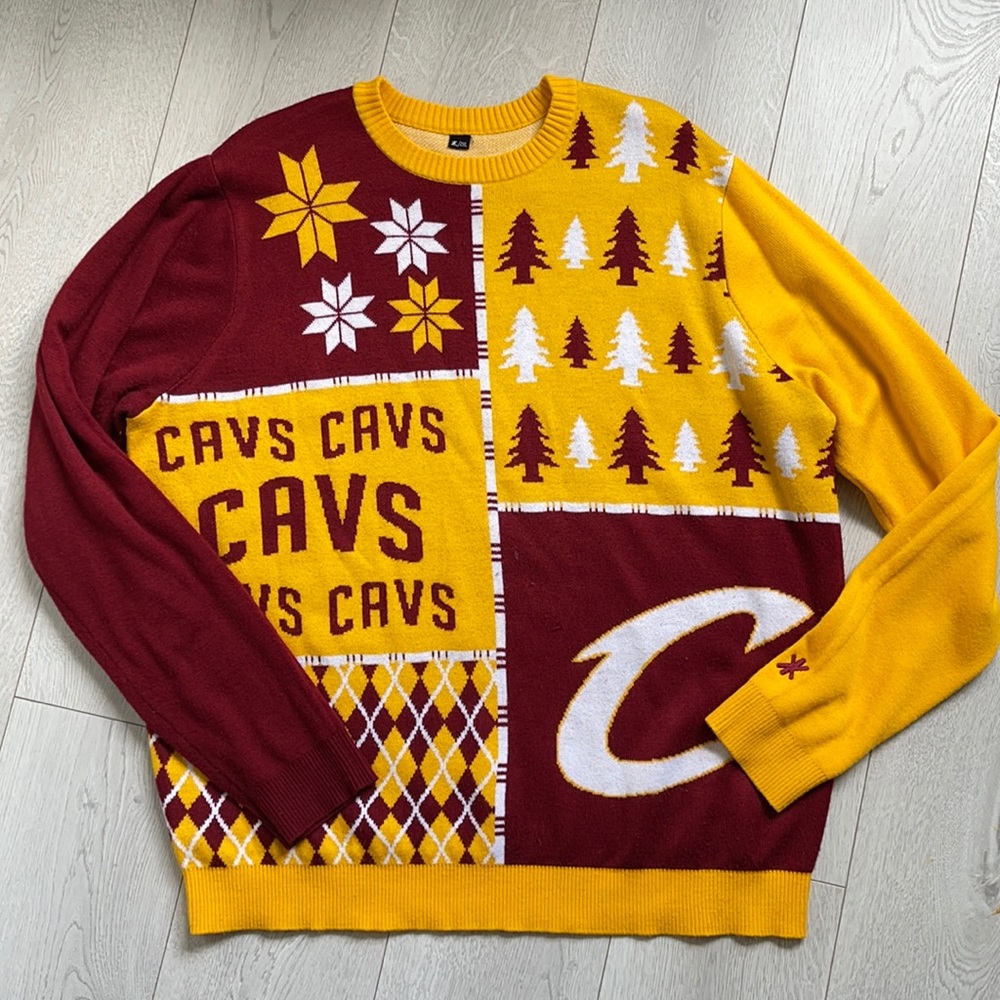 Cleveland Cavaliers Christmas Sweater Size XXL